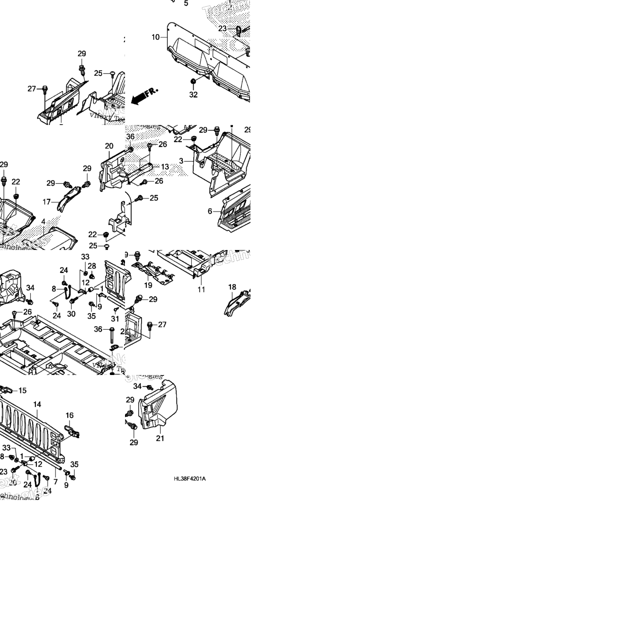 Bed Plate@Rear Gate (2)