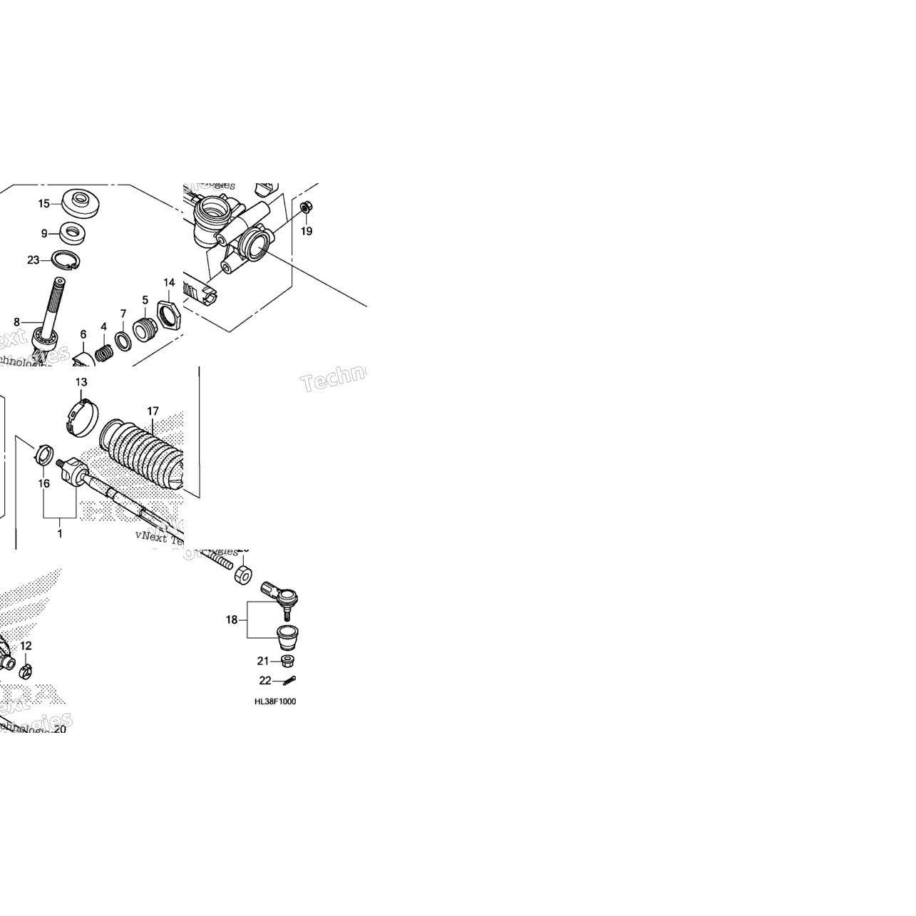 Steering Gear Box@Tie Rod
