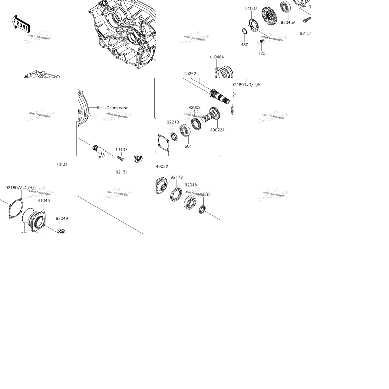 Front Bevel Gear