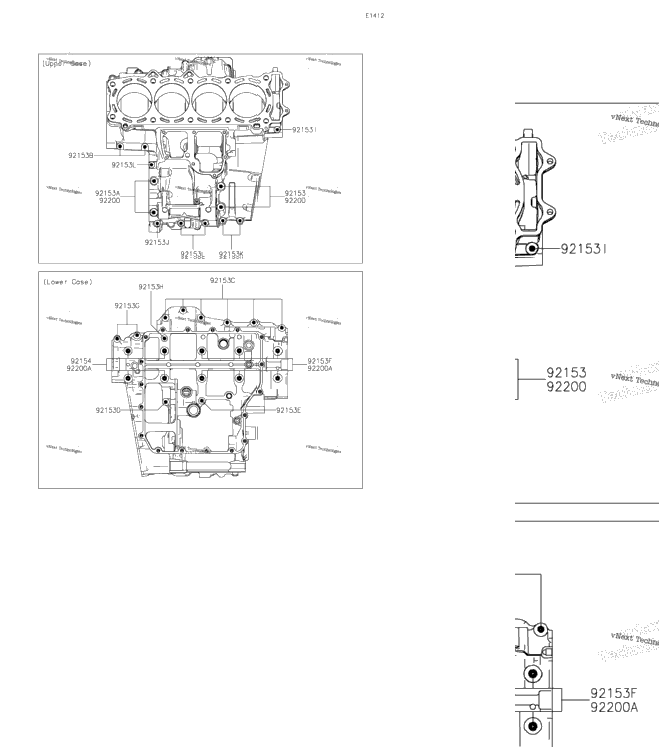Crankcase Bolt Pattern