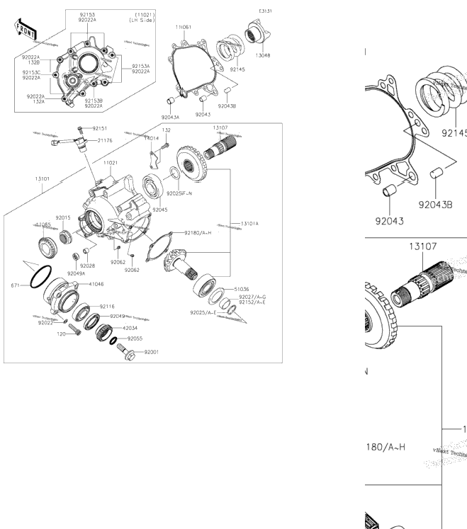 Front Bevel Gear