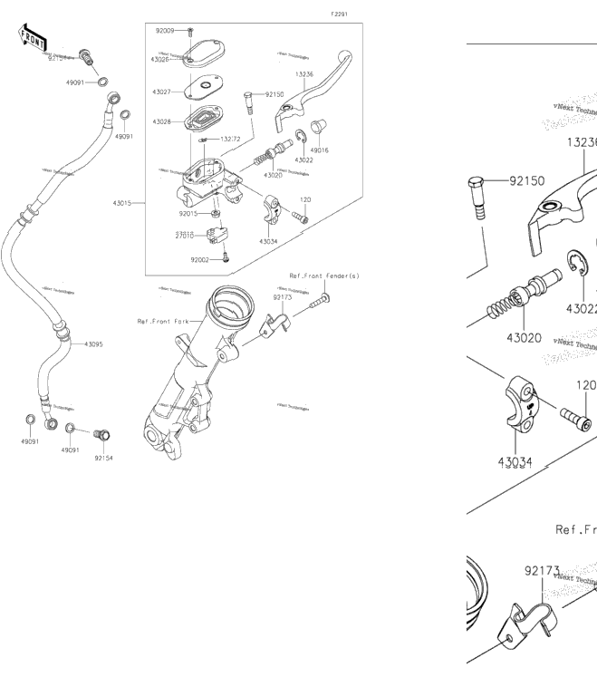 Front Master Cylinder