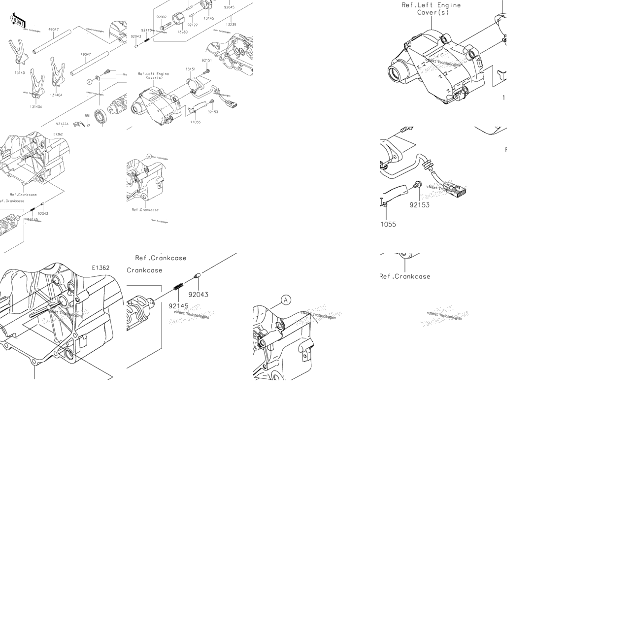 Gear Change Drum/Shift Fork(S)
