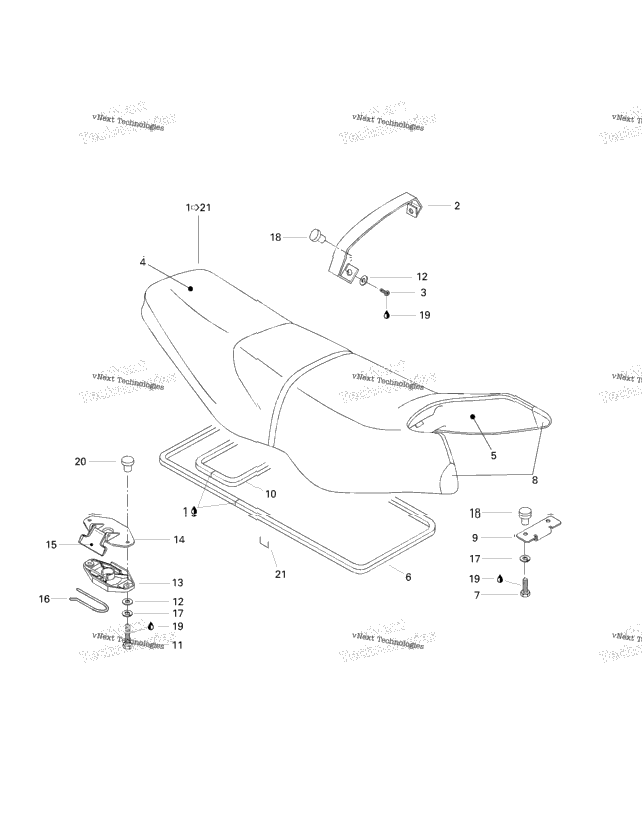 Seat And Engine Cover