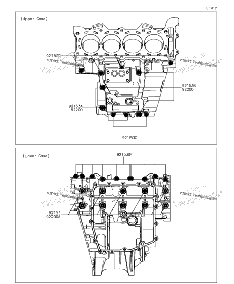 Crankcase Bolt Pattern