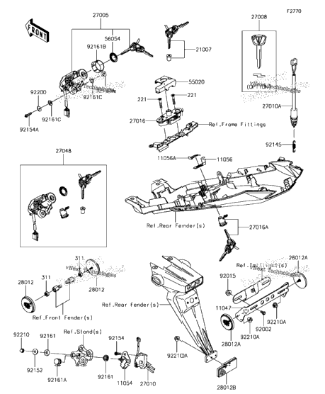 Ignition Switch/Locks/Reflectors