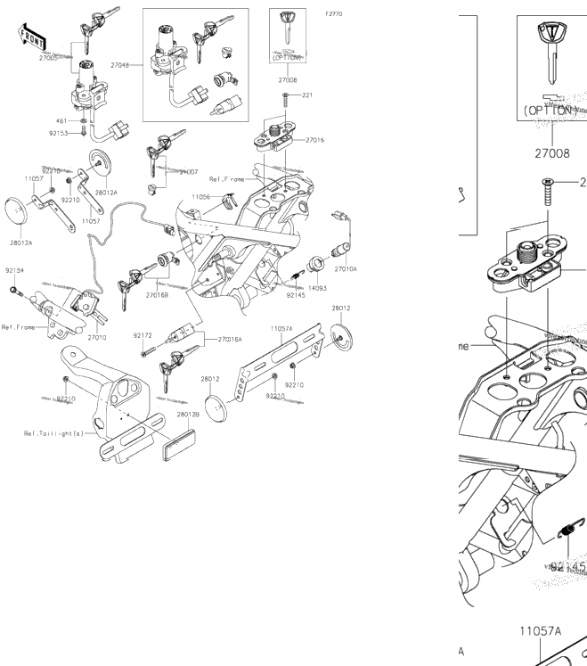 Ignition Switch/Locks/Reflectors