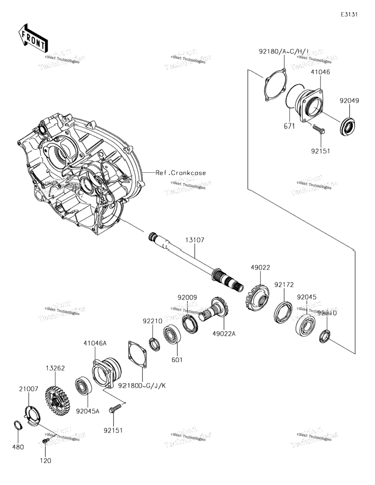 Front Bevel Gear