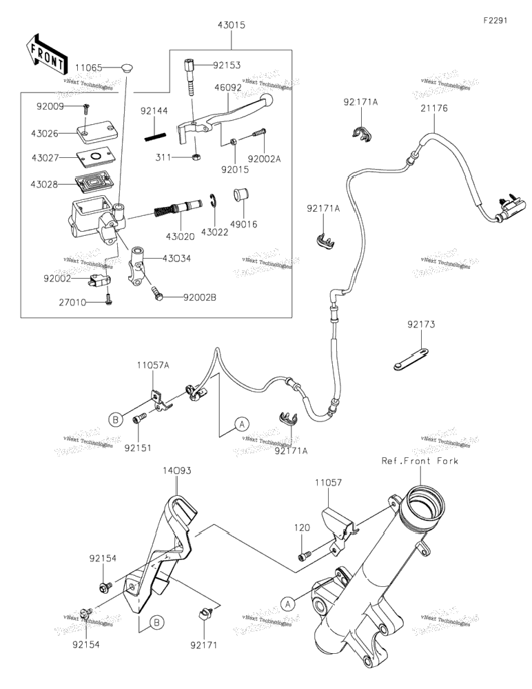 Front Master Cylinder