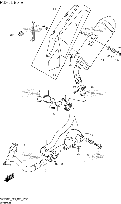 Muffler (Sv650xa)