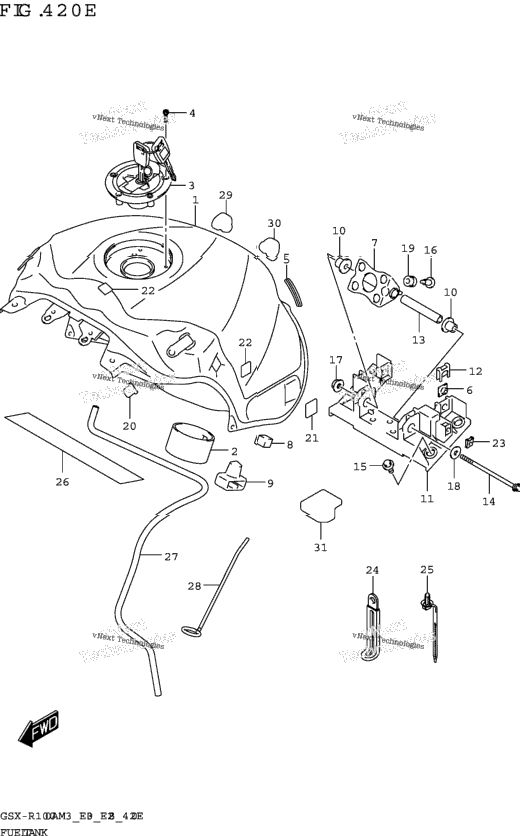 Fuel Tank (Gsx-R1000ra:E33)