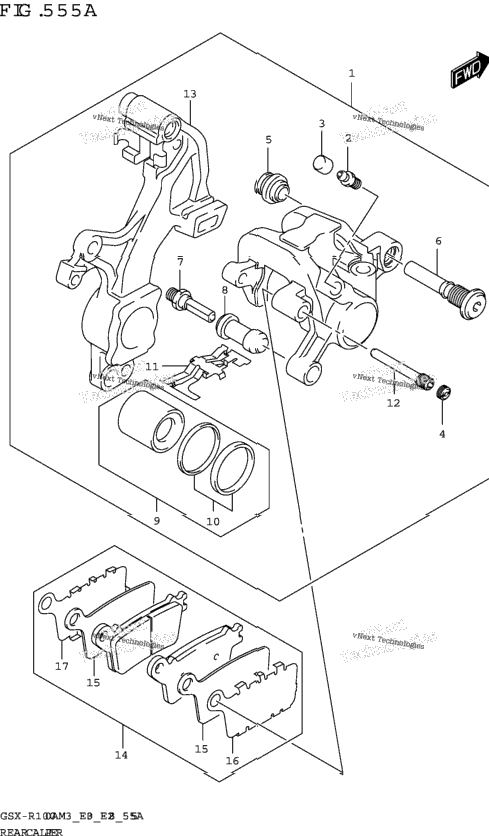 Rear Caliper