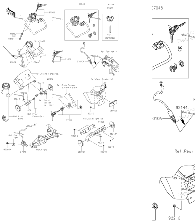 Ignition Switch/Locks/Reflectors