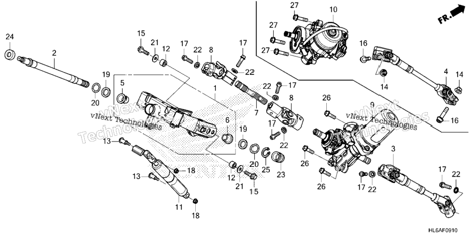 Steering Shaft@Steering Column