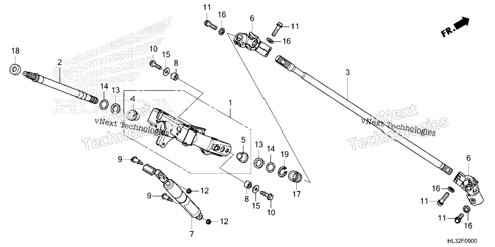 Steering Shaft@Steering Column (1)
