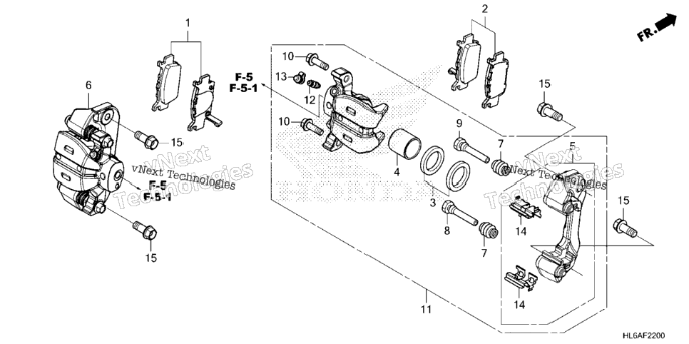Rear Brake Caliper