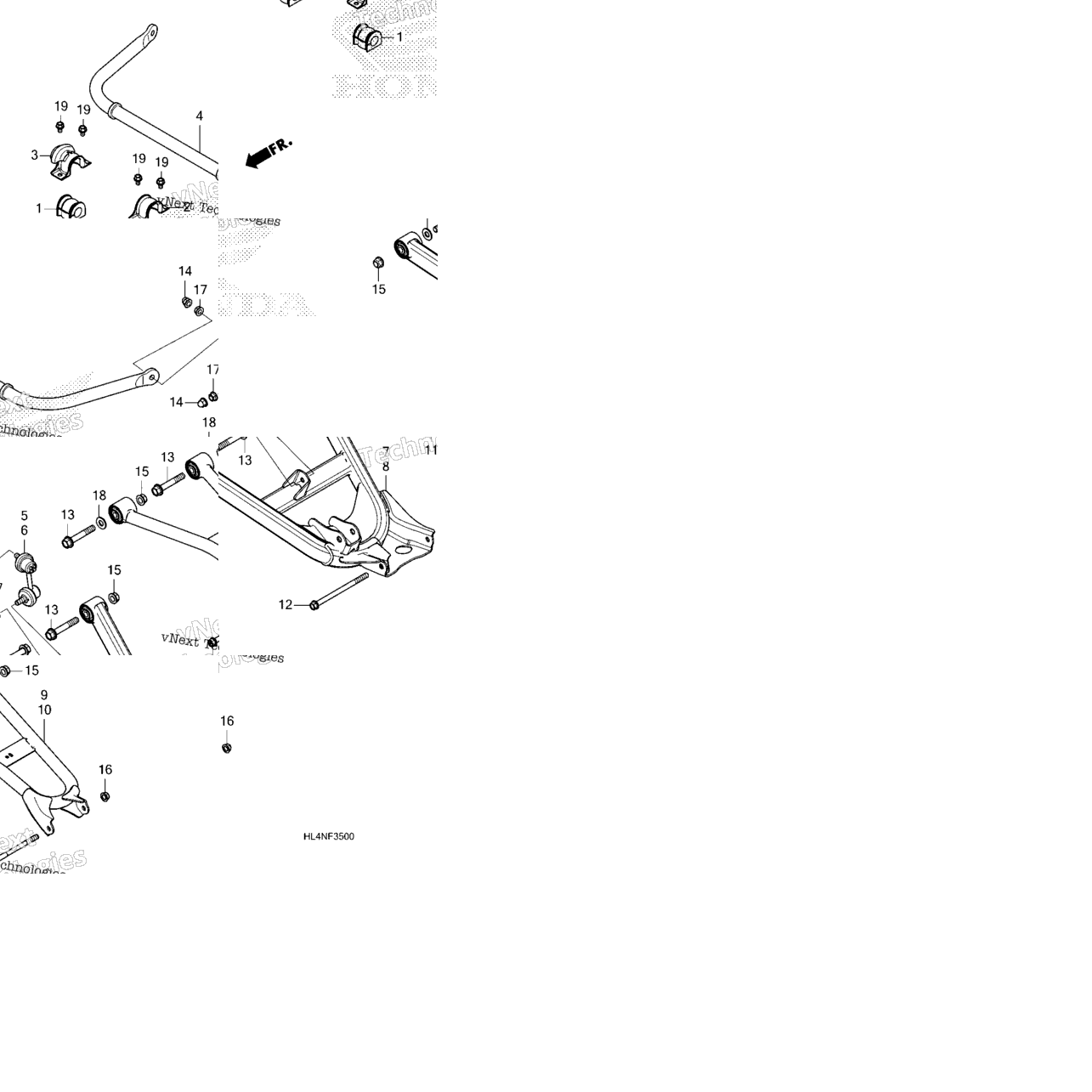 Rear Arm@Rear Stabilizer