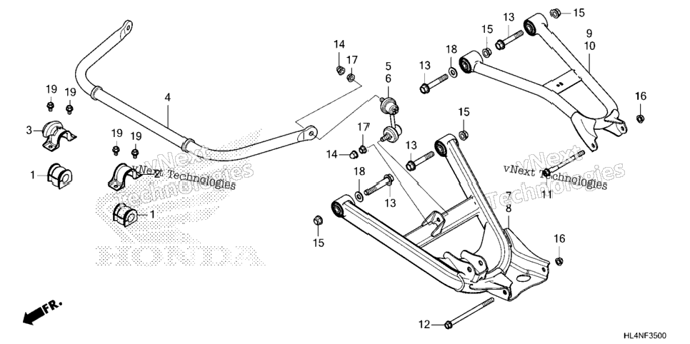 Rear Arm@Rear Stabilizer