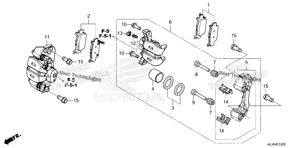 Rear Brake Caliper