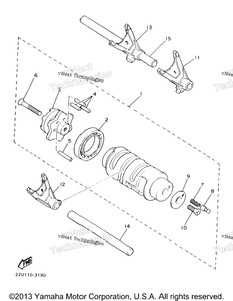 Shift Cam Shift Fork