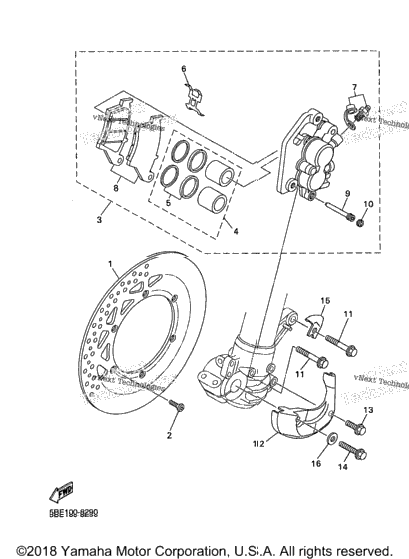 Front Brake Caliper
