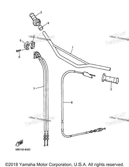 Steering Handle Cable