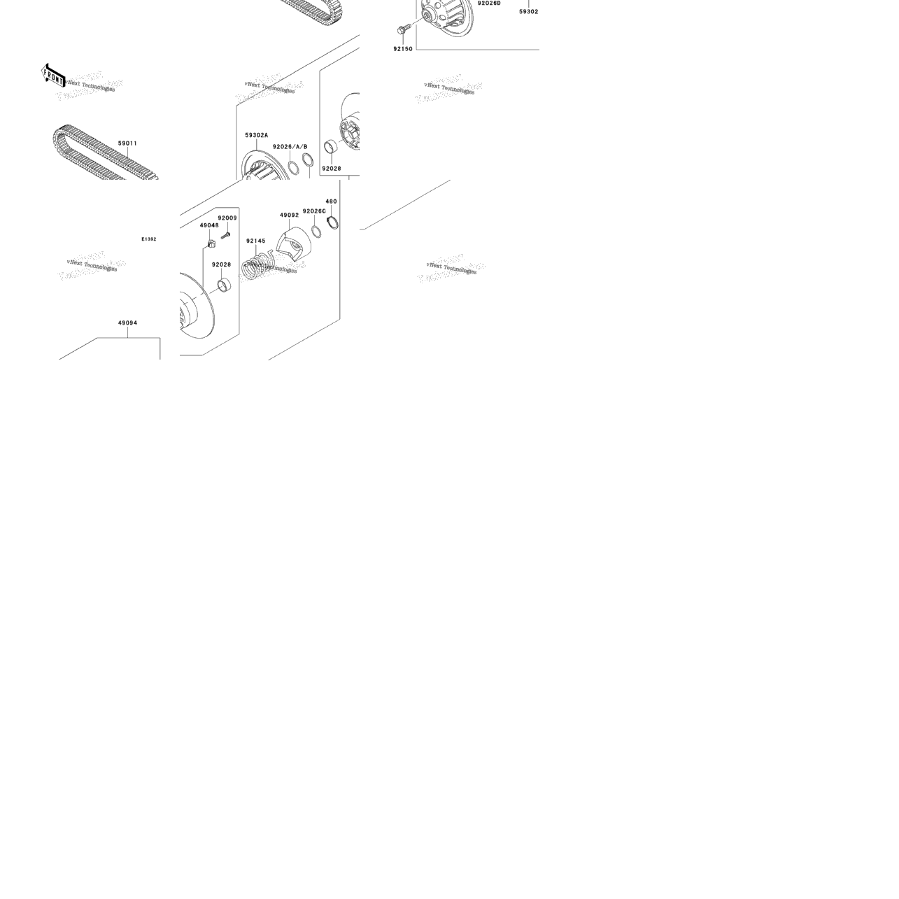 Driven Converter/Drive Belt