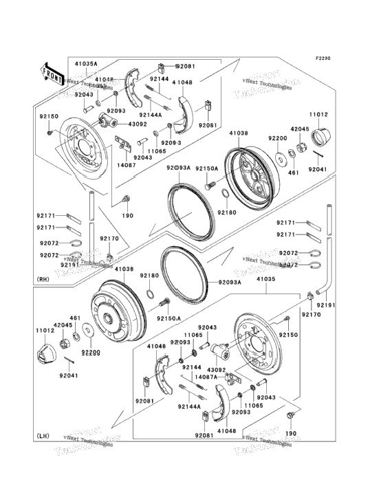 Front Hubs/Brakes