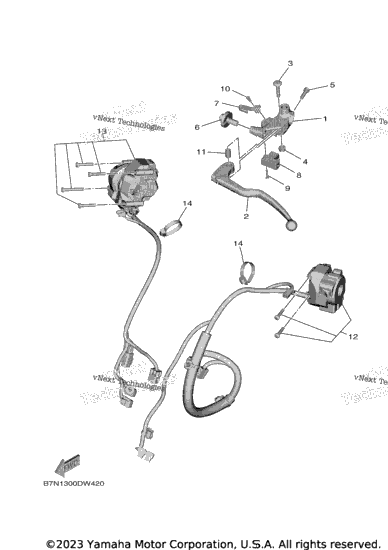Handle Switch Lever