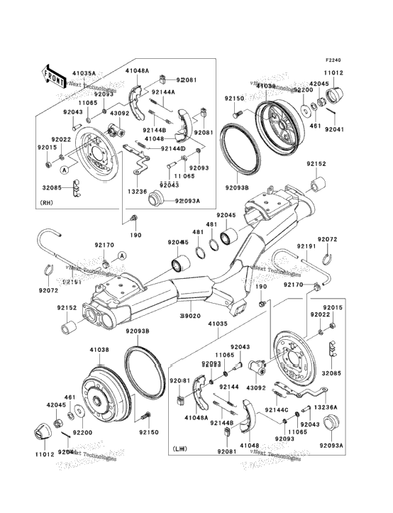 Rear Hubs/Brakes
