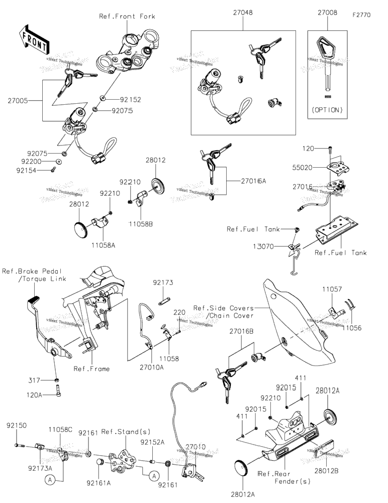 Ignition Switch/Locks/Reflectors