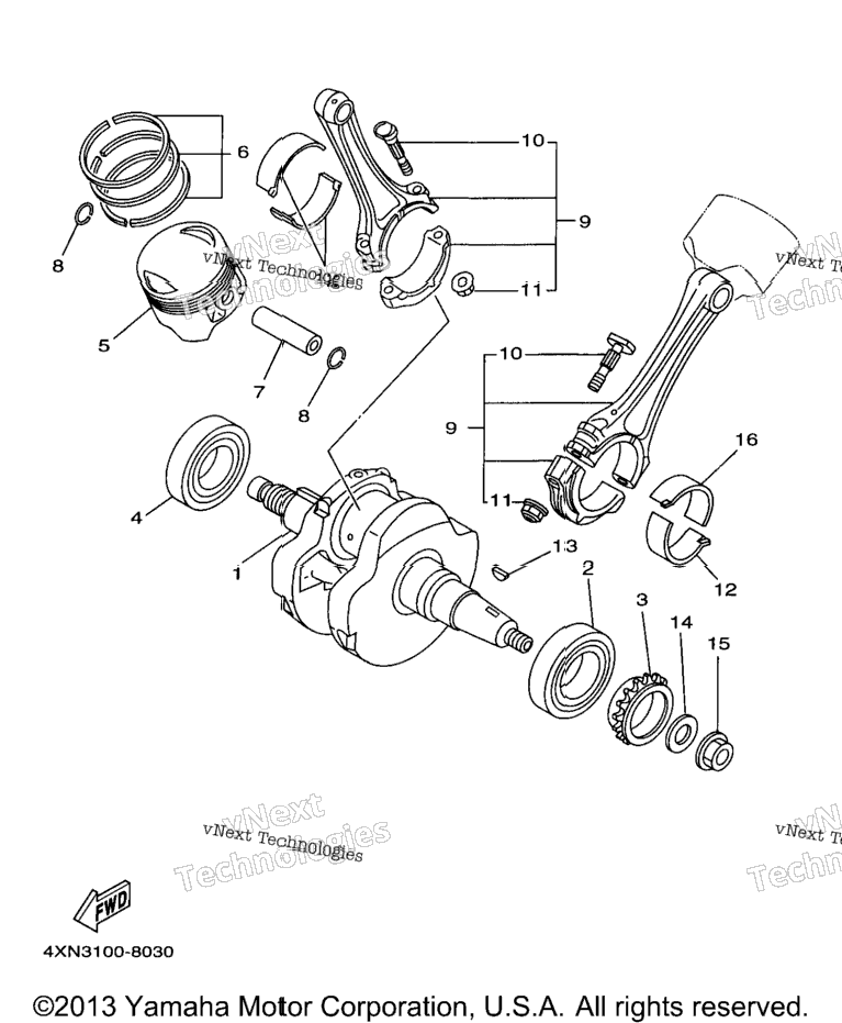 Crankshaft Piston