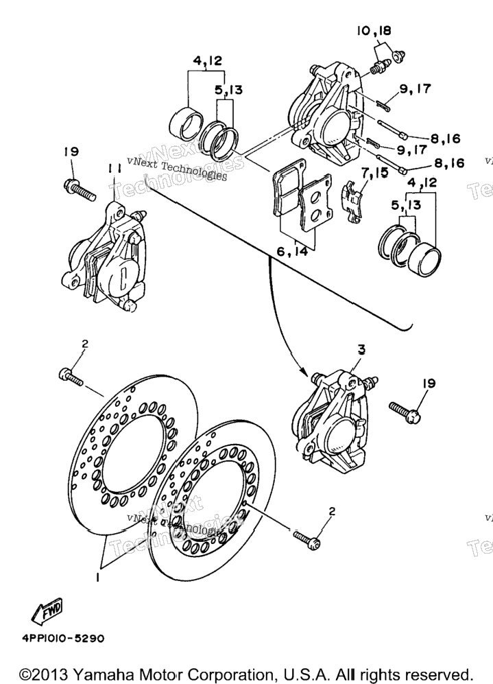 Front Brake Caliper
