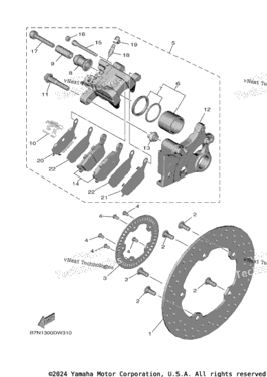 Rear Brake Caliper