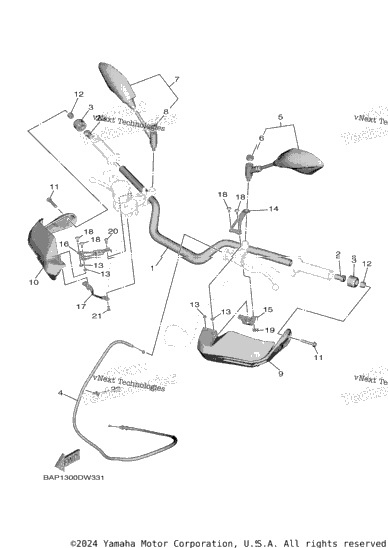 Steering Handle Cable