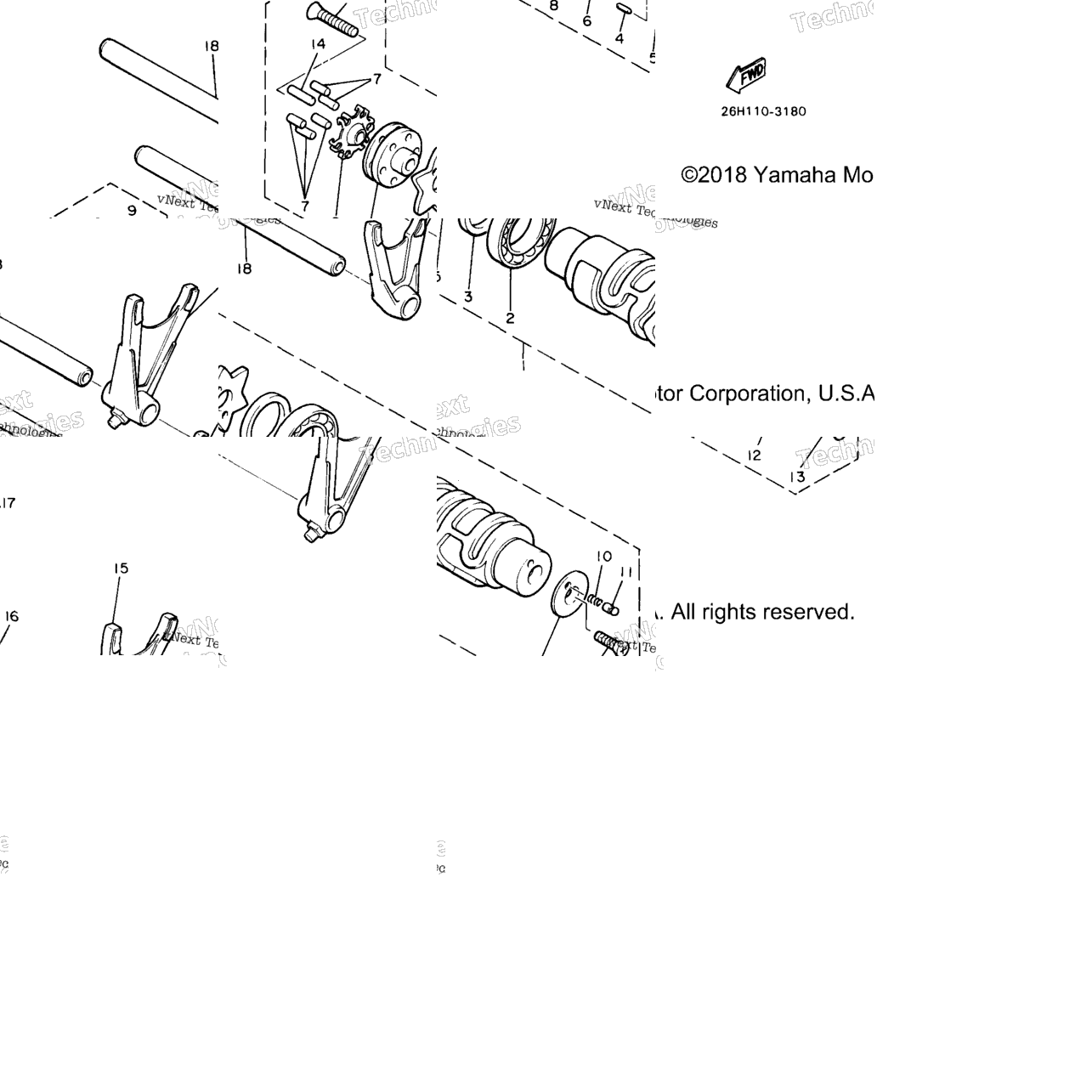 Shift Cam Fork