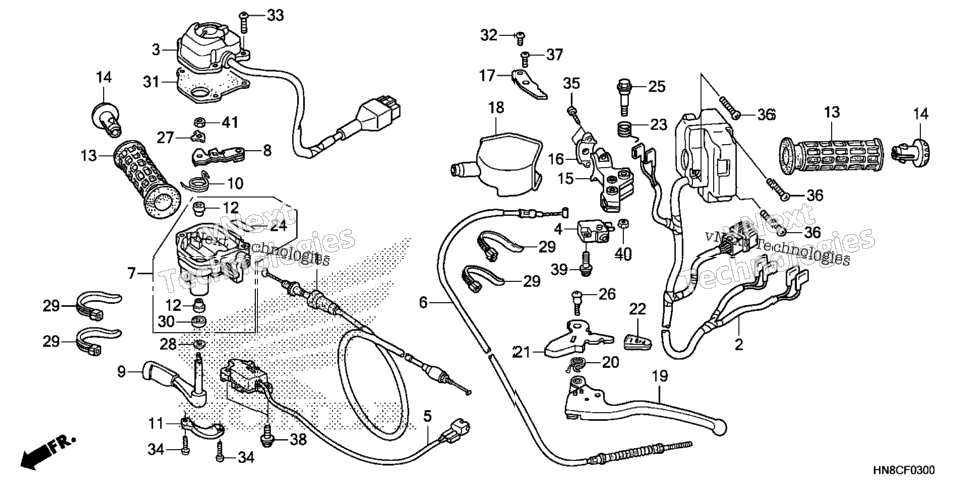 Handle Lever@Switch@Cable