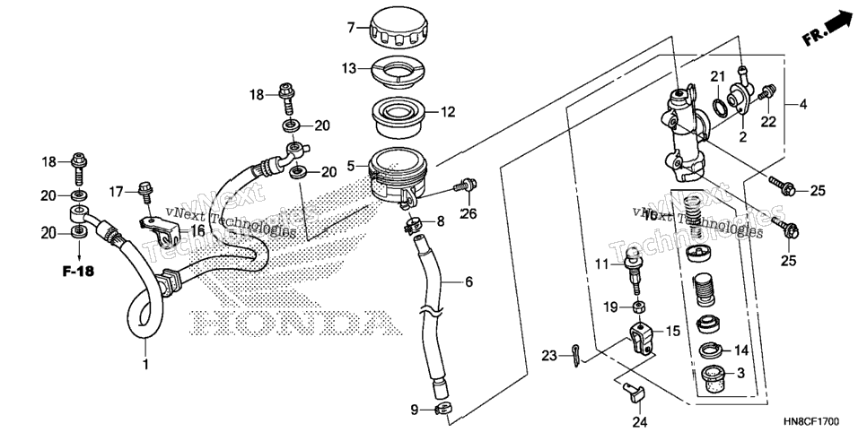 Rear Brake Master Cylinder