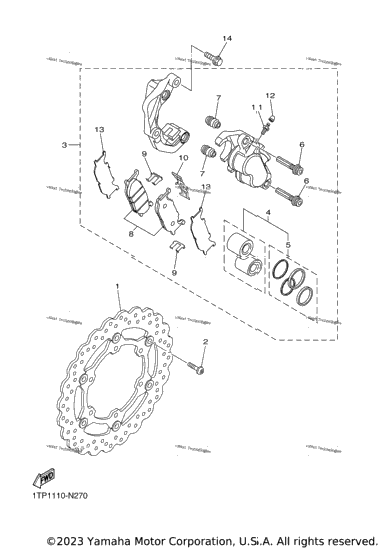 Front Brake Caliper
