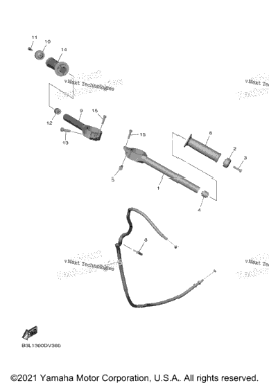 Steering Handle & Cable