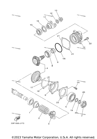 Middle Drive Gear