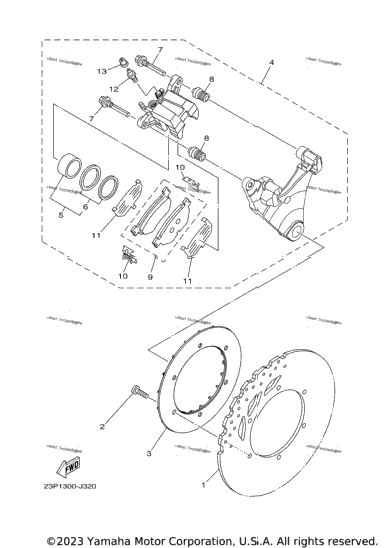 Rear Brake Caliper
