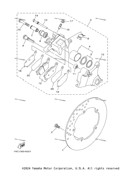 Rear Brake Caliper