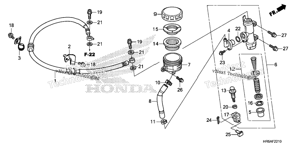 Rear Brake Master Cylinder