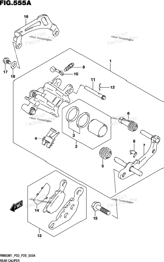 Rear Caliper