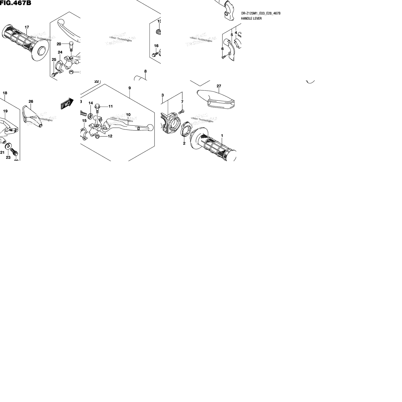 Handle Lever (Dr-Z125)