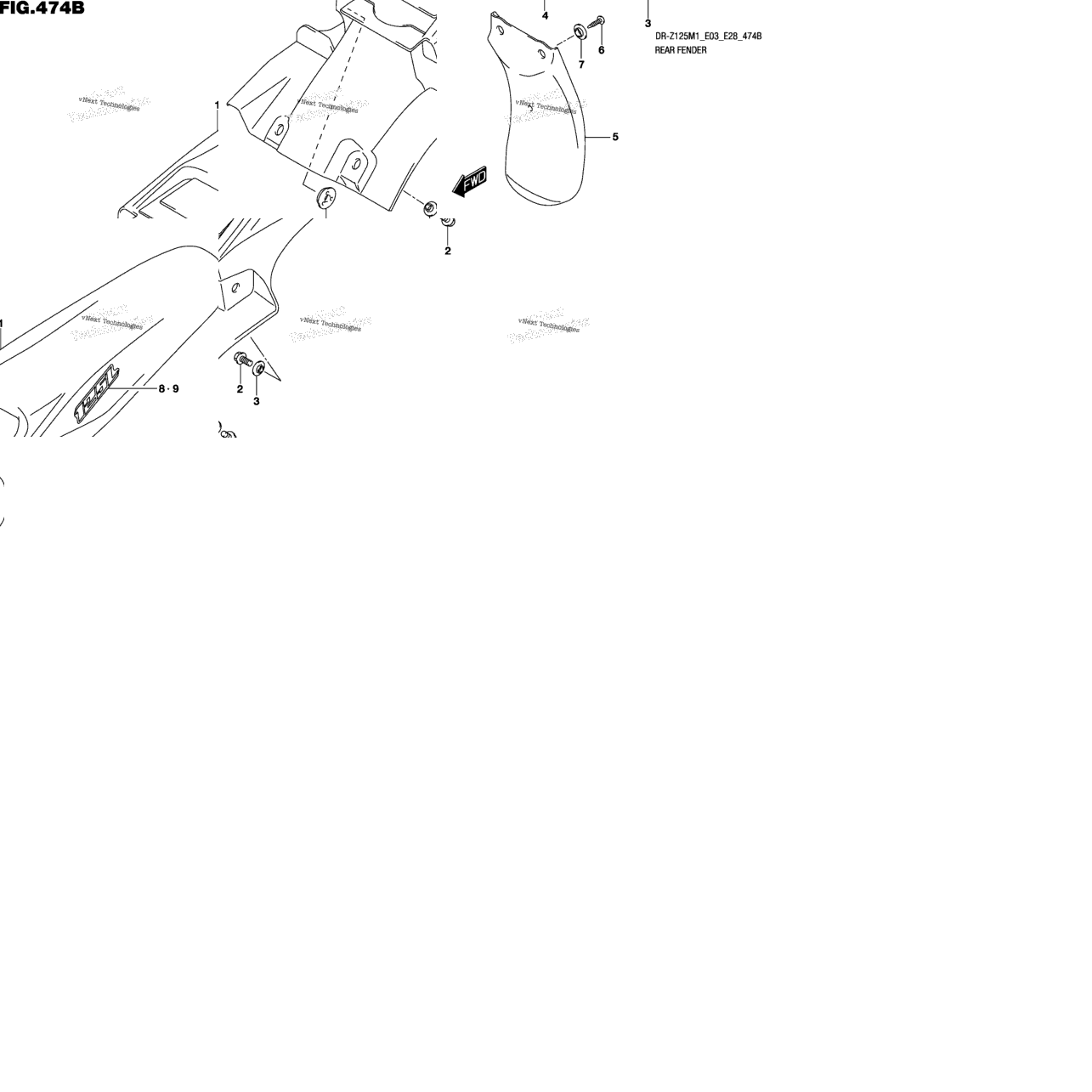 Rear Fender (E03)