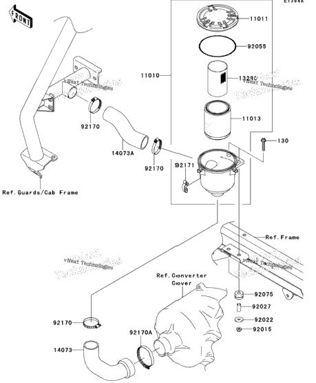 Air Cleaner-Belt Converter(Sbf&Sim;Sdf)