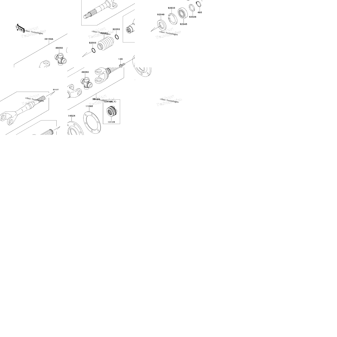 Drive Shaft-Rear