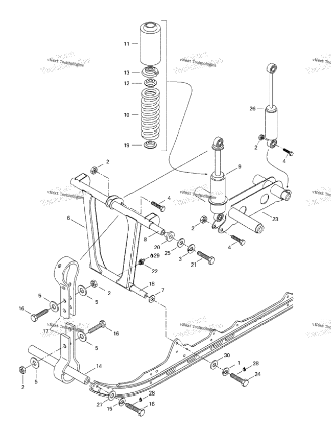 Front Arm, Rear Suspension